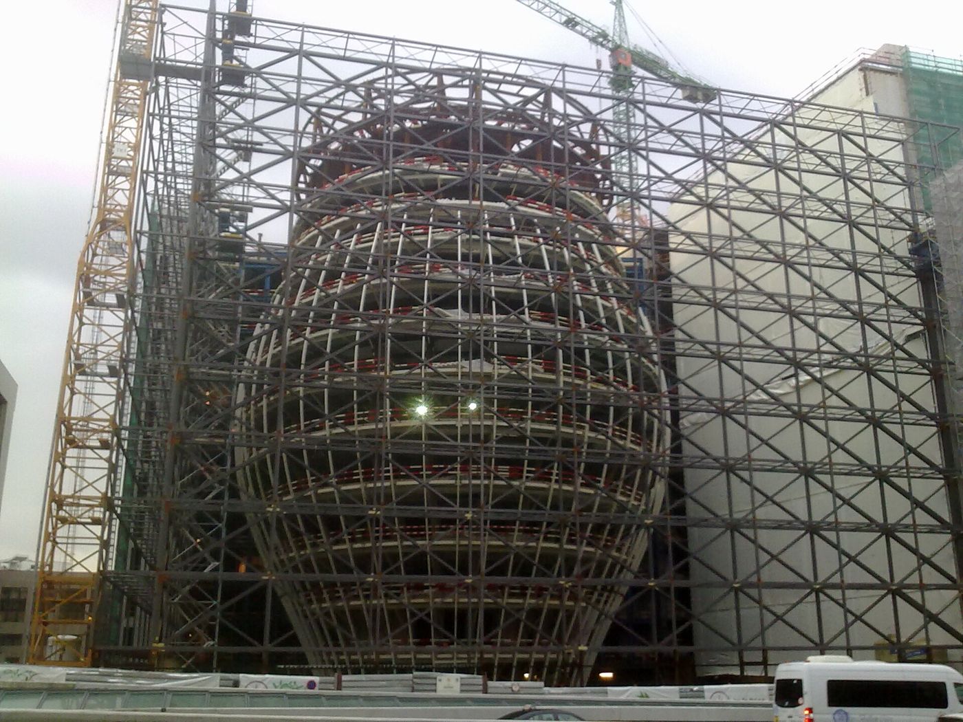 The Europa building in Brussels, seat of the Council of the European Union